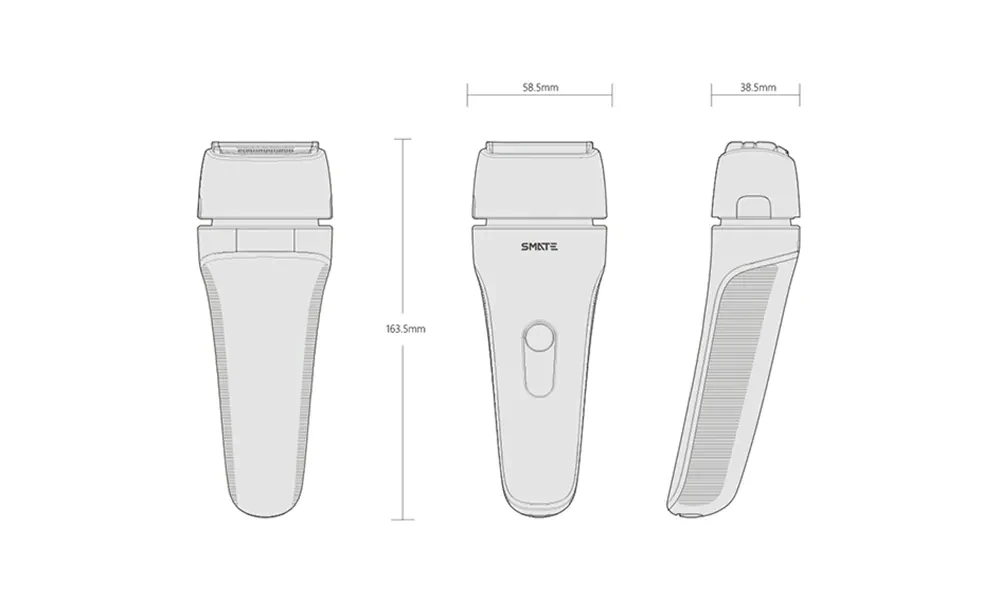 Xiaomi Xumei четыре головки возвратно-поступательного электробритва четыре ножа интегрированная система бритья поддержка всего тела очистка воды