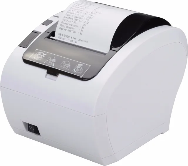 Special Price POS Printer High Quality 80mm Thermal Receipt Printer With 260mm/Second With Lan+USB+RS232 Port