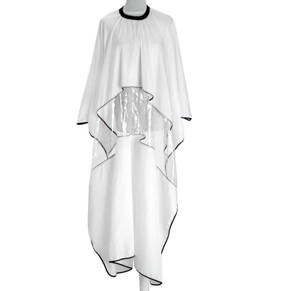 New Pro Transparent Part Hair Gown Barber Salon Styling Playing Phone Cutting Cape