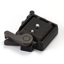 QR Quick Release Clamp Adapter Plate Mount Fr Monpod Tripod Ball Head Arca Benro