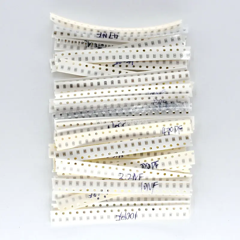 Керамический конденсатор 0805 SMD набор из 7 20 штук/Лот 1 пФ ~ 10 УФ 36 значений * штук =