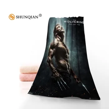 

Face Towel/Bath Towel Custom Wolverine Microfiber Hair/Face/Shower Towels Size 35x75cm, 70x140cm