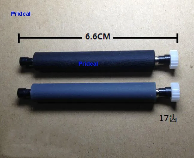 

Prideal New rubber roller for POS58gp 628 58gk 58mk pos Printer Rubber Roller Shaft Platen Roller 17 gears 6.6cm
