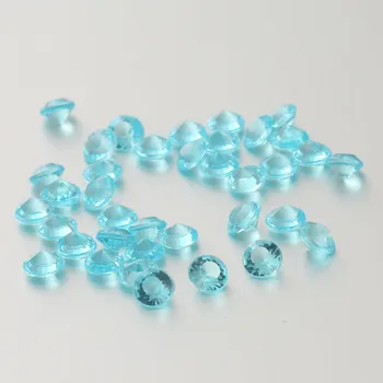 

Sky Blue 2000 Pcs 4.5mm Wedding Decoration Scatter Table Faux Diamond Acrylic Confetti