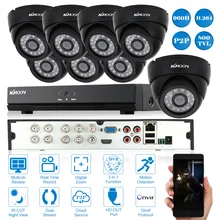 KKmoon 8CH CCTV Системы 960 H D1 CCTV сетевой видеорегистратор комплект Onvif P2P 8 шт. 800TVL безопасности Камера инфракрасный Ночное видение видео Системы