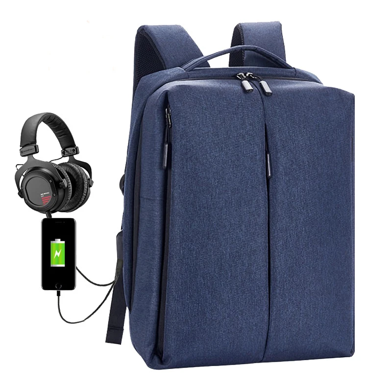 Gmilli USB Charge 15inch Lightweight Laptop Backpack Casual College