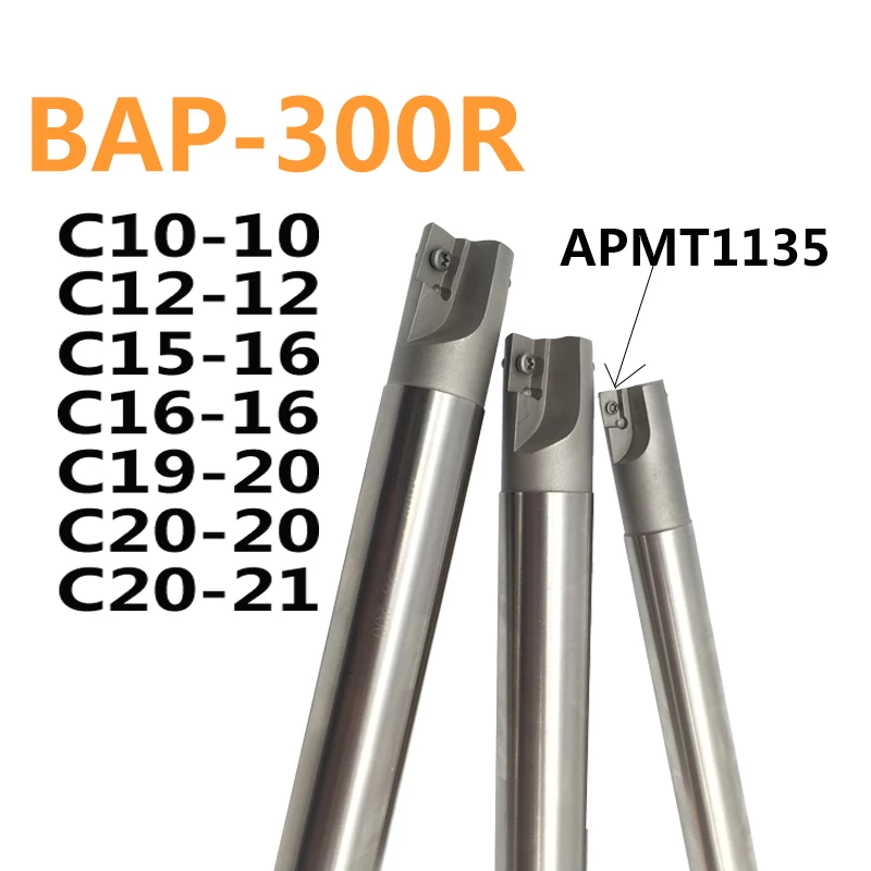 

1PC BAP300R BAP300 C10 10-120 C12-12-130 C16-16-150 C20-20-150 milling cutter arbor for APMT1135 carbide inserts