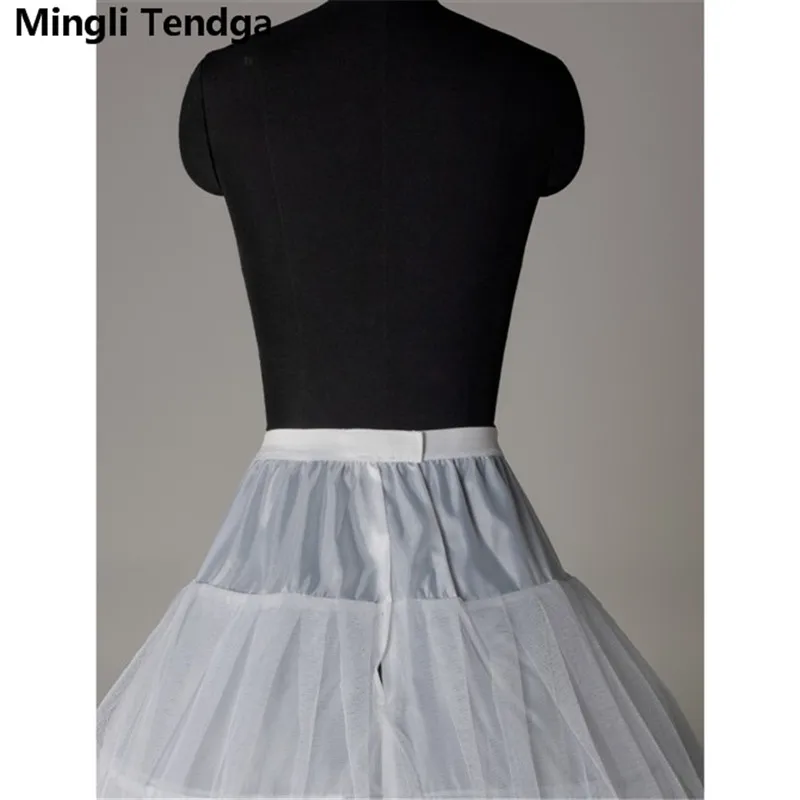 Mingli Tengda 2018 3-обручи кость кринолин свадебное платье Underskirt Тюль Юбки для бальное платья свадебные аксессуары