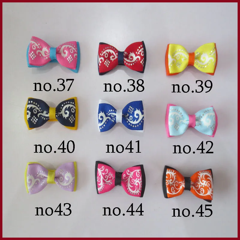 200 BLESSING Good Girl costume Boutique 3 Inch ABC Hair Bows clip 474 No.