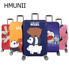 HMUNII путешествия защитный чехол на чемодан на колесиках багаж сумка чехол Для Мужчин's Для женщин плотные эластичные чехол для костюма чехол