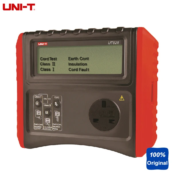 UNI T UT528 Safety Testers Battery Powered PAT Meter Insulation/Ground