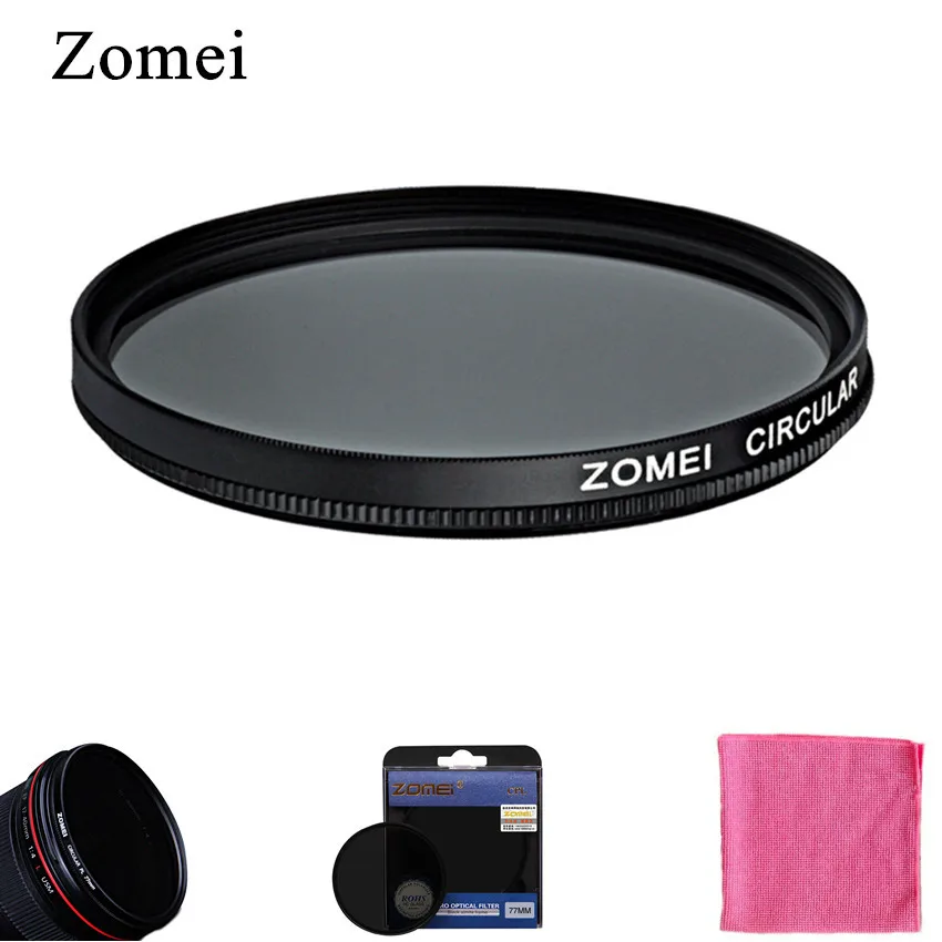 Professional 58mm 55mm 52mm CPL Polarizer Filter Polarization Filters
