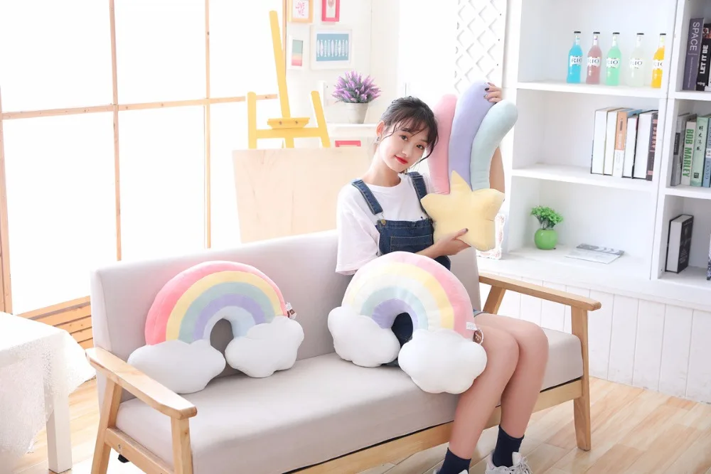 Оптовая продажа плюшевая игрушка Kawaii Sky Series детская подушка для сна мягкая с