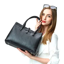 Элегантная простая Женская сумка через плечо натуральная кожа женская сумка мягкая большая кожаная сумка бизнес