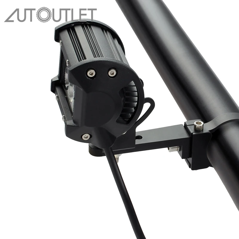 

AUTOUTLET Pair 2" Bullbar Mounting Bracket Clamp For Led Light Bar Mount Hid ATV Truck O Type Brackets