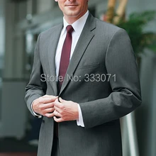 Индивидуальный заказ Нотч Жених Смокинги для женихов серый Best мужчина свадьба дружки Для мужчин костюмы для торжественных случаев Жених куртка+ Брюки для девочек+ галстук+ жилет