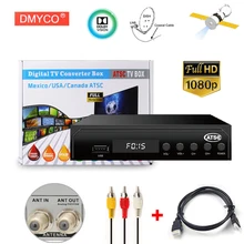 1080P ATSC Digital Converter Terrestrial Broadcast South Korea Tv Box Receiver Antenna USB Recording Playback HD Dolby decoding