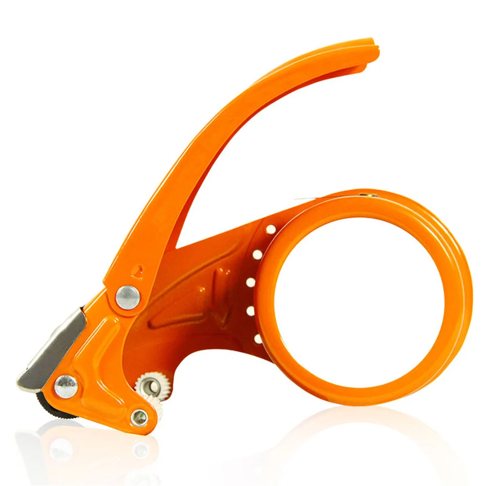 1pcs Adhesive Tape Dispenser Practical Plastic Tape Scroll Cutter Knife ,48mm Type,Office School