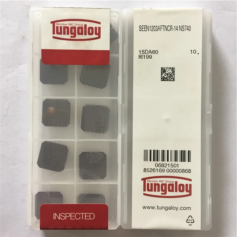 SEEN1203AFTNCR 14 NS740 original tungaloy carbide insert milling insert