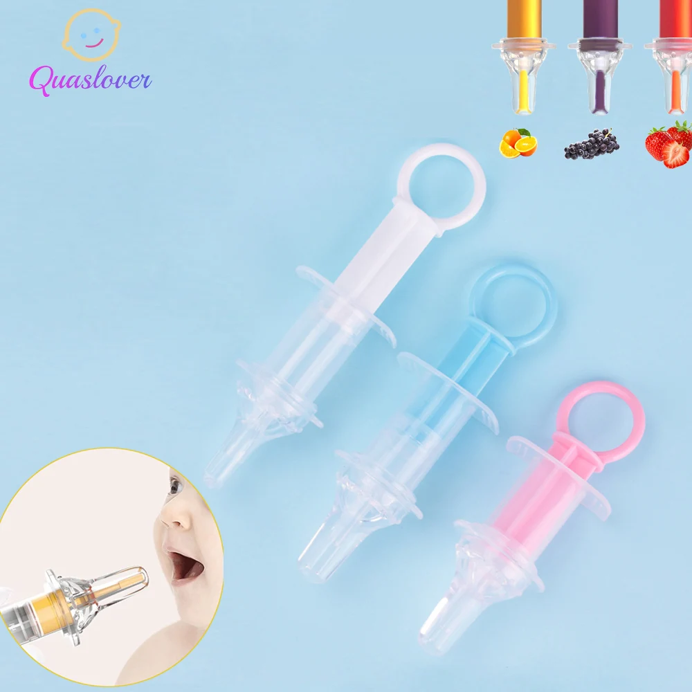 

Quaslover Baby Kids Medicine Dispenser Syringe Needle Pacifier Drug Feeding Device Dropper Dispenser Pacifier Feeding Utensils