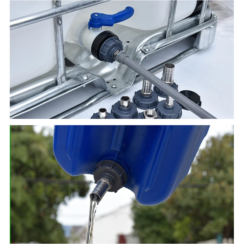 IBC Tote Tank дренажный адаптер грубой шланг для смесителя крышка клапана