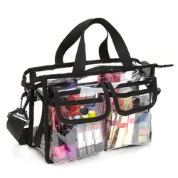 Модные прозрачные сумки «eva» большой емкости женская сумка-тоут женская утолщенная сумка пляжная сумка-шоппер косметичка ZhanBag