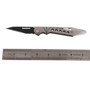 

Garden Folding Grafting Cutter Stainless Steel Pruning Seedling Inoculation Tool With Keychain For Plant Care