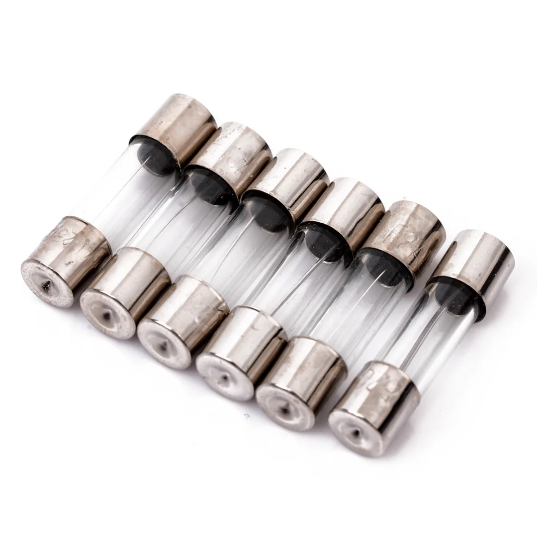100pcs Fast Quick Blow Glass Tube Fuse with Case Assortment Kit 0.2A/ 0.5A/ 1A/ 2A/ 3A/ 5A/ 8A/ 10A/ 15A/ 20A 5 x 20mm