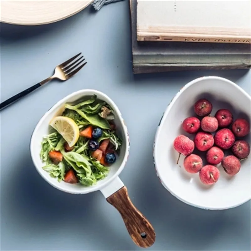 Buy KINGLANG Japanese Salad Bowl Under glaze Ceramic