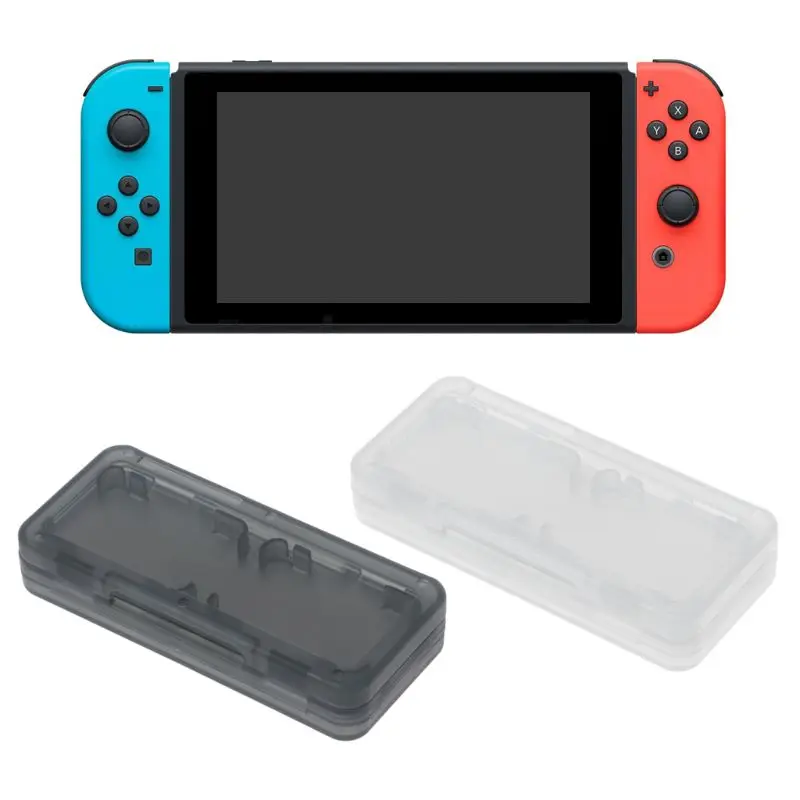 

4 in 1 Game Memory Card Holder Storage Box Hard Plastic 4 Slot Protective Case For Nintendo Switch NS Console