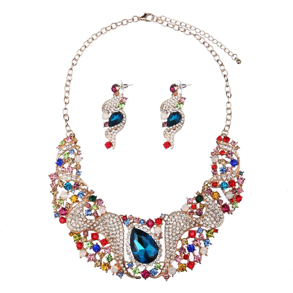 HOUDA Fashion Women Jewelry Sets Woodpecker Crystal Hypoallergenic