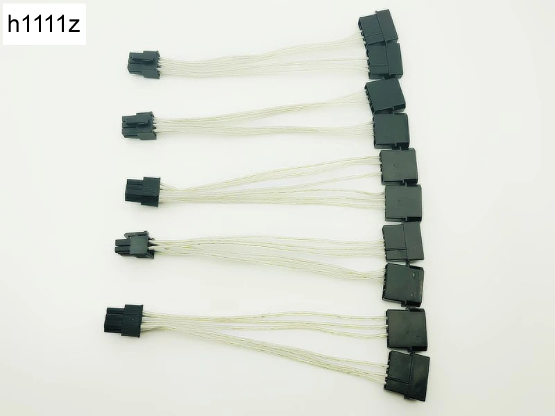 5 шт. двойной 4Pin Molex IDE до 6Pin PCIE графическая карта питания кабель адаптер PC видео