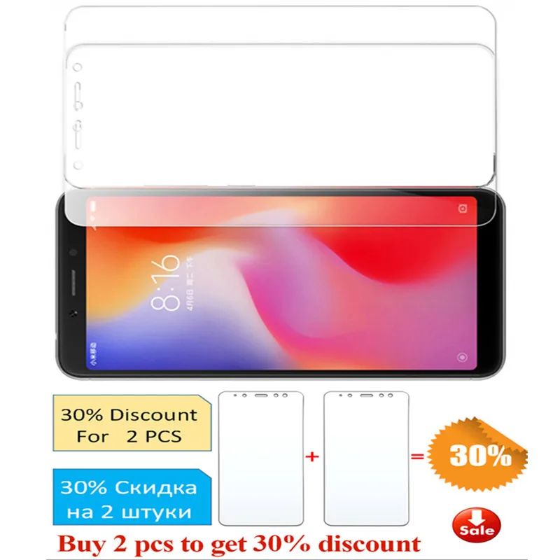 Защитное стекло для Xiaomi Redmi 6 a 6a закаленное 6a|Защитные стёкла и плёнки| |
