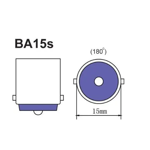 TOYL 4*1156 BA15S P21W ампулы лампе 9 светодиодов BLANC 12V для VOITURE