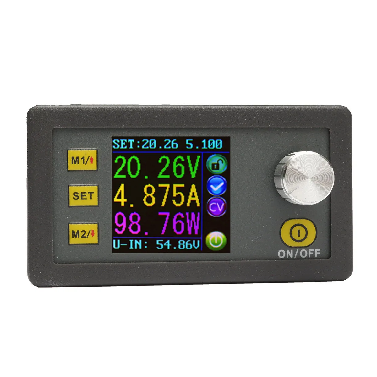 

Constant Voltage DP 50V 5A Programmable Step-down Digital Power Supply Module Product Size 79x43x46mm Screen Size 28x26mm