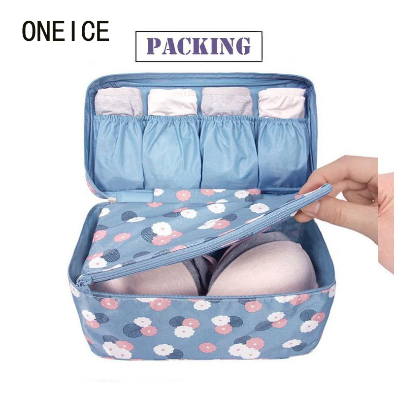 

Storage Box Bag Underwear Bra Packing Makeup Make Up Organizer Cosmetic Cloth Storage Travel Bags Waterproof Clothes Organizer