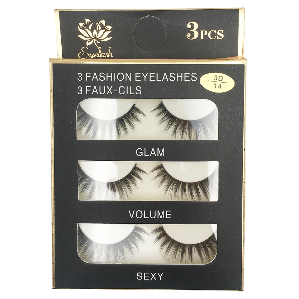 JML3D14 Fake eyelashes  (1)