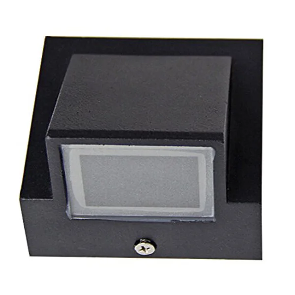 Brand New 3W LED Outdoor Exterior Wall Step Down Light Fixture Lamp Black Finish Warm White | Освещение