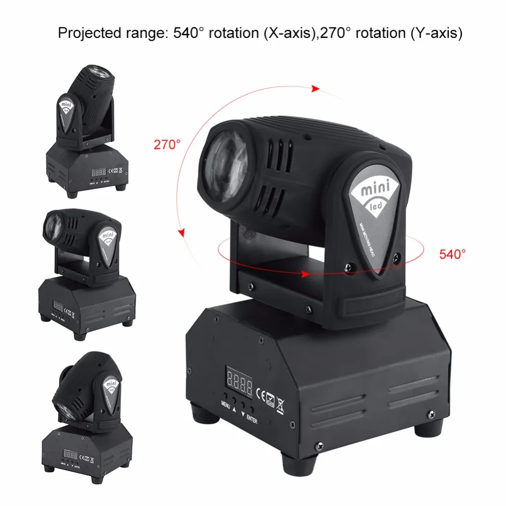 2 шт 50 Вт светодиодный RGBW сценический светильник с подвижной головкой DMX512 Диско DJ светильник вечерние эффект светильник s ЕС штекер 220~ 240 В luces discoteca