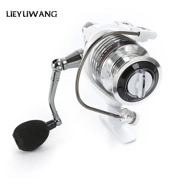 

Lieyuwang 13+1BB 5.2:1 Carp Fishing Reel EVA soft handle Accessories Spinning Fishing Reels Carretilha de pesca Moulinet