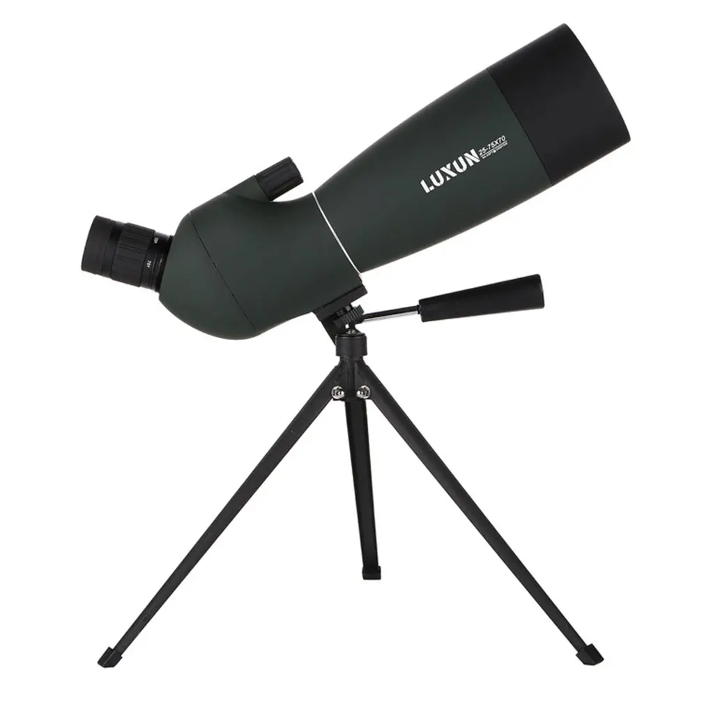 20-60x60/25-75x70 Зрительная труба зум Монокуляр телескоп с широкой диафрагмой HD наружного наблюдения Водонепроницаемый бинокль телескоп горячей - Цвет: 25to 75x70