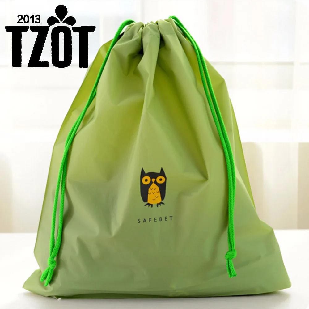 

5x L Size Cartoon Waterproof Drawstring Pouch Storage Bags Travel Shoe Laundry Makeup Cosmetic Underwear Camping Organizer -FT