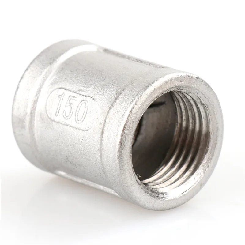 1 шт. Новый ниппель 1/2 &quotЖенский 1/2&quot 304 нержавеющая сталь Резьбовая муфта фитинг