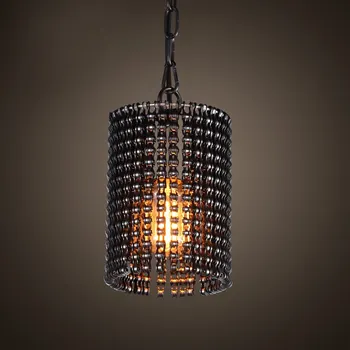 

Bicycle chain pendant light wall control small chain ceiling lamp style chain lamp restaurant pendant light