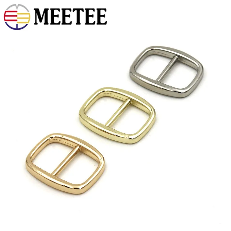 Meetee прямоугольник Tri-glide ползунок регулятор металлические пряжки для тесьмы ремни сумка ремень застежка крючки DIY изделия из кожи Аксессуары