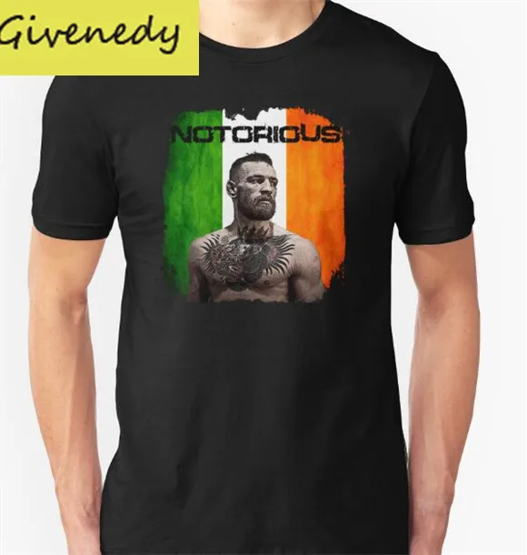 New Arrive 2016 Summer The Notorious Conor McGregor O Neck T font b shirt b font
