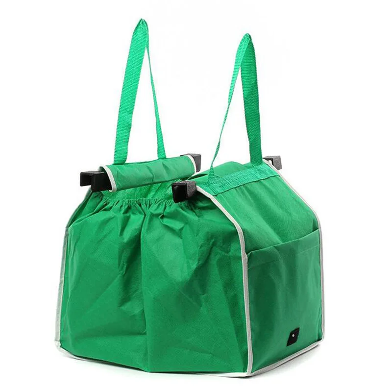 Aliexpress Buy Supermarket Storage Bag Multi Function Green Eco Friendly Cart Bag Non 