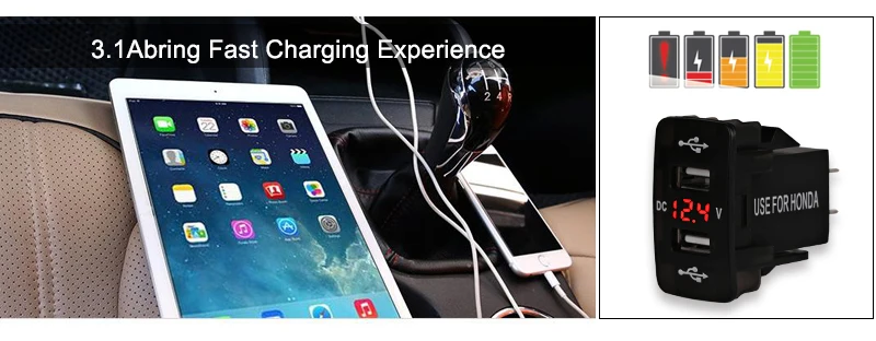 US $6.89 29% OFF|12V 24V 4.2A Dual Usb Car Charger สำหรับ Honda 2 พอร์ต USB อะแดปเตอร์อัตโนมัติ LED Voltmeter Socket สำหรับ honda CIVIC CROSSTOUR CRV US $6.89 29% OFF|12V 24V 4.2A Dual Usb Car Charger สำหรับ Honda 2 พอร์ต USB อะแดปเตอร์อัตโนมัติ LED Voltmeter Socket สำหรับ honda CIVIC CROSSTOUR CRV