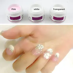 Акриловая жидкость акрил порошок акриловый порошок для ногтей кристалл розовый, белый, прозрачный ногтей гель пыль маникюр