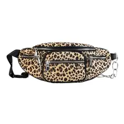 Леопардовый Crossbody поясная сумка путешествия Fanny Packs для женщин обувь для девочек повседневное груди пояс сумки 2018